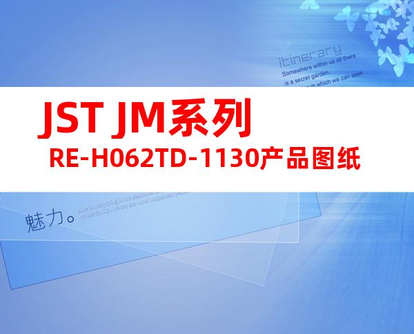 JST JM系列 RE-H062TD-1130产品图纸